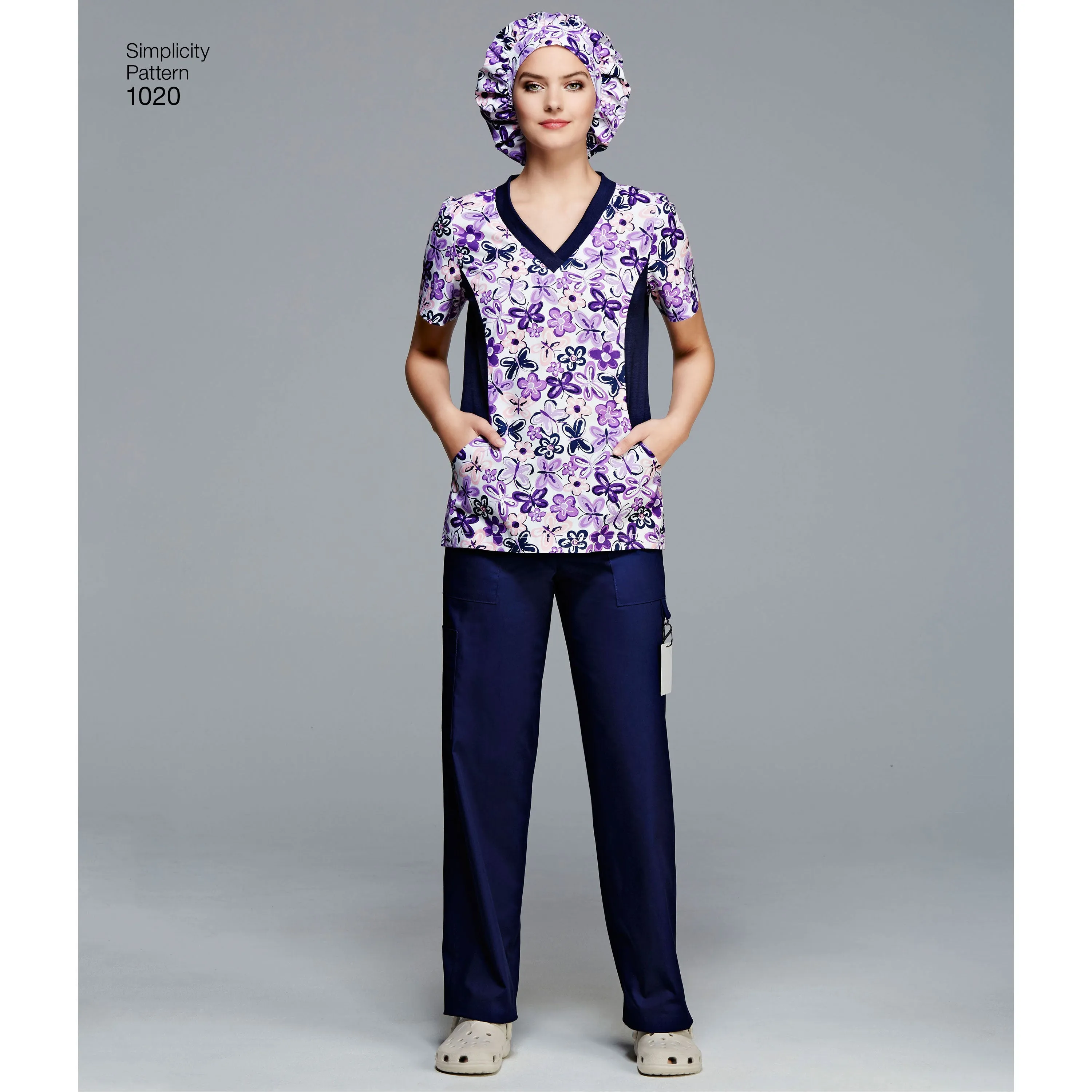 Simplicity Pattern S1020 Misses' & Plus Size Scrubs