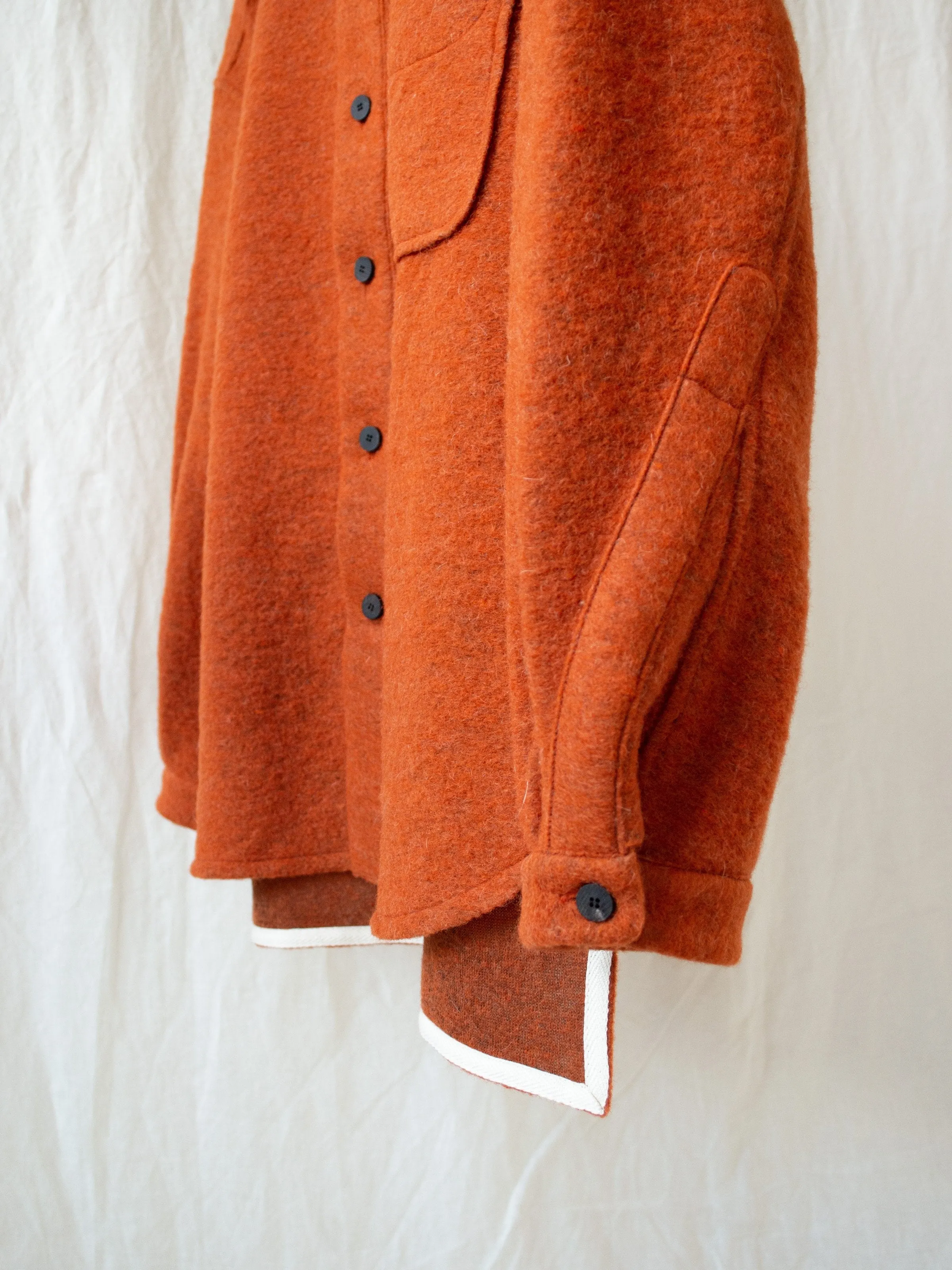 Sliba Wool Shirt - Orange