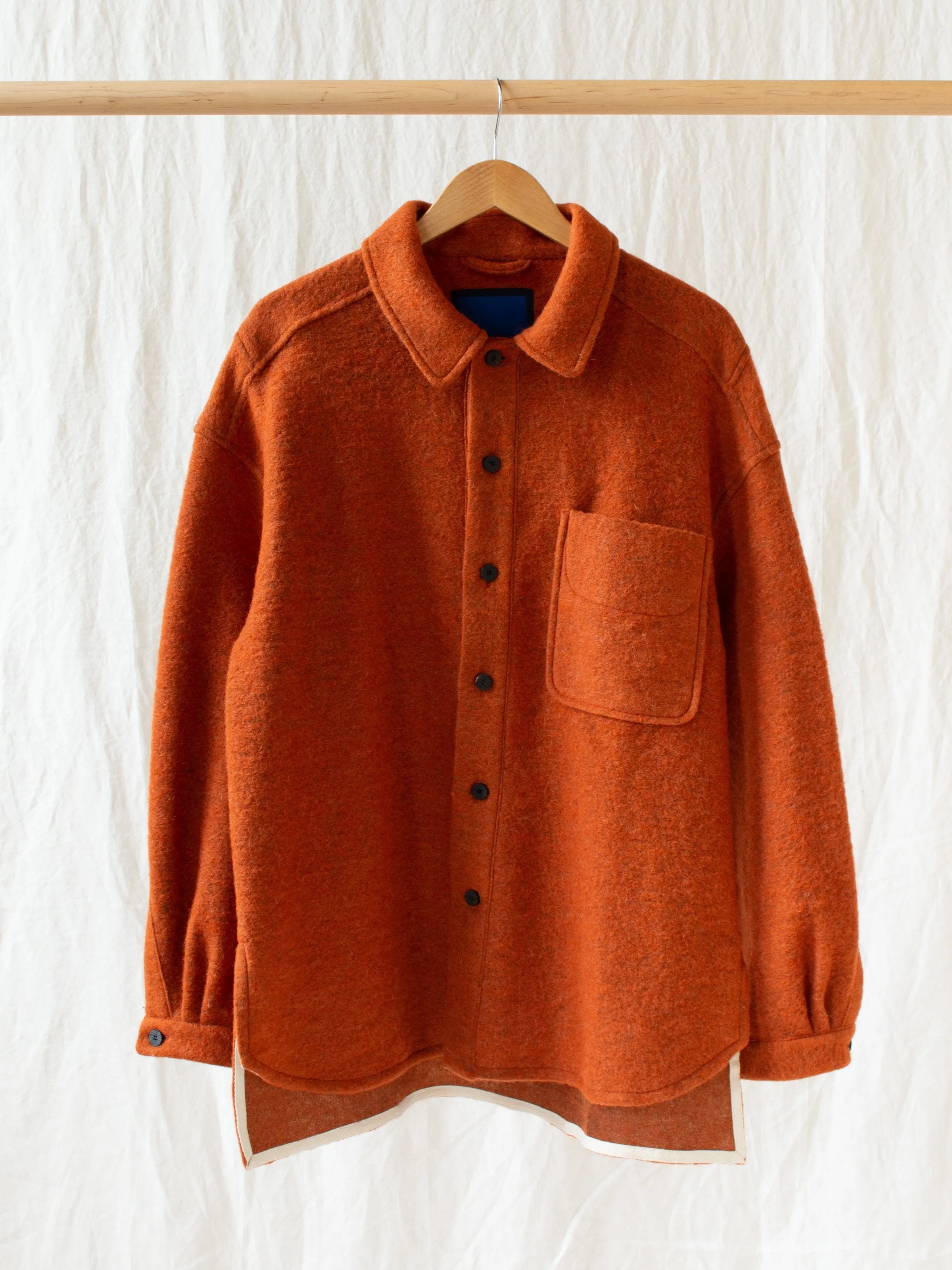 Sliba Wool Shirt - Orange