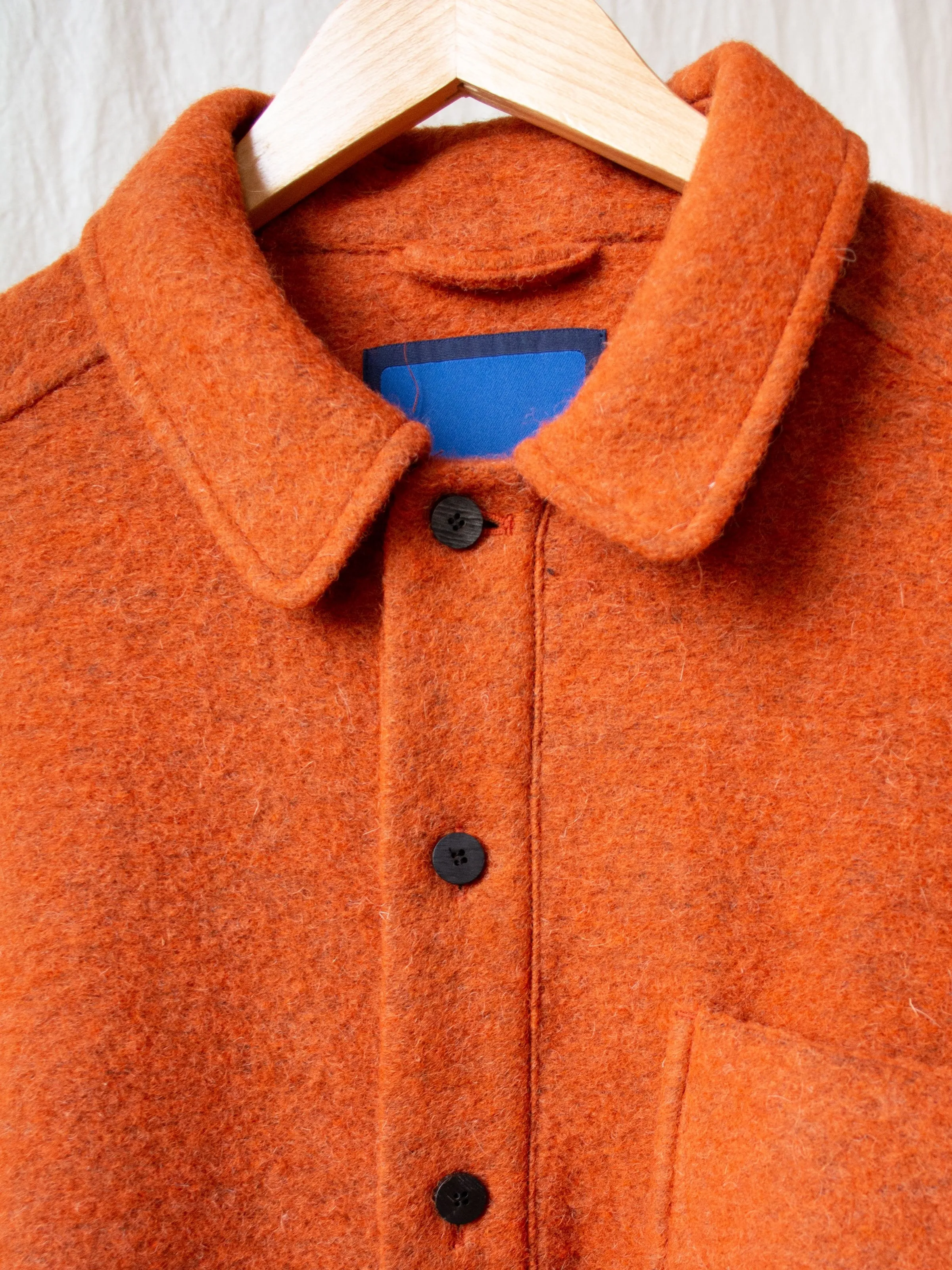 Sliba Wool Shirt - Orange