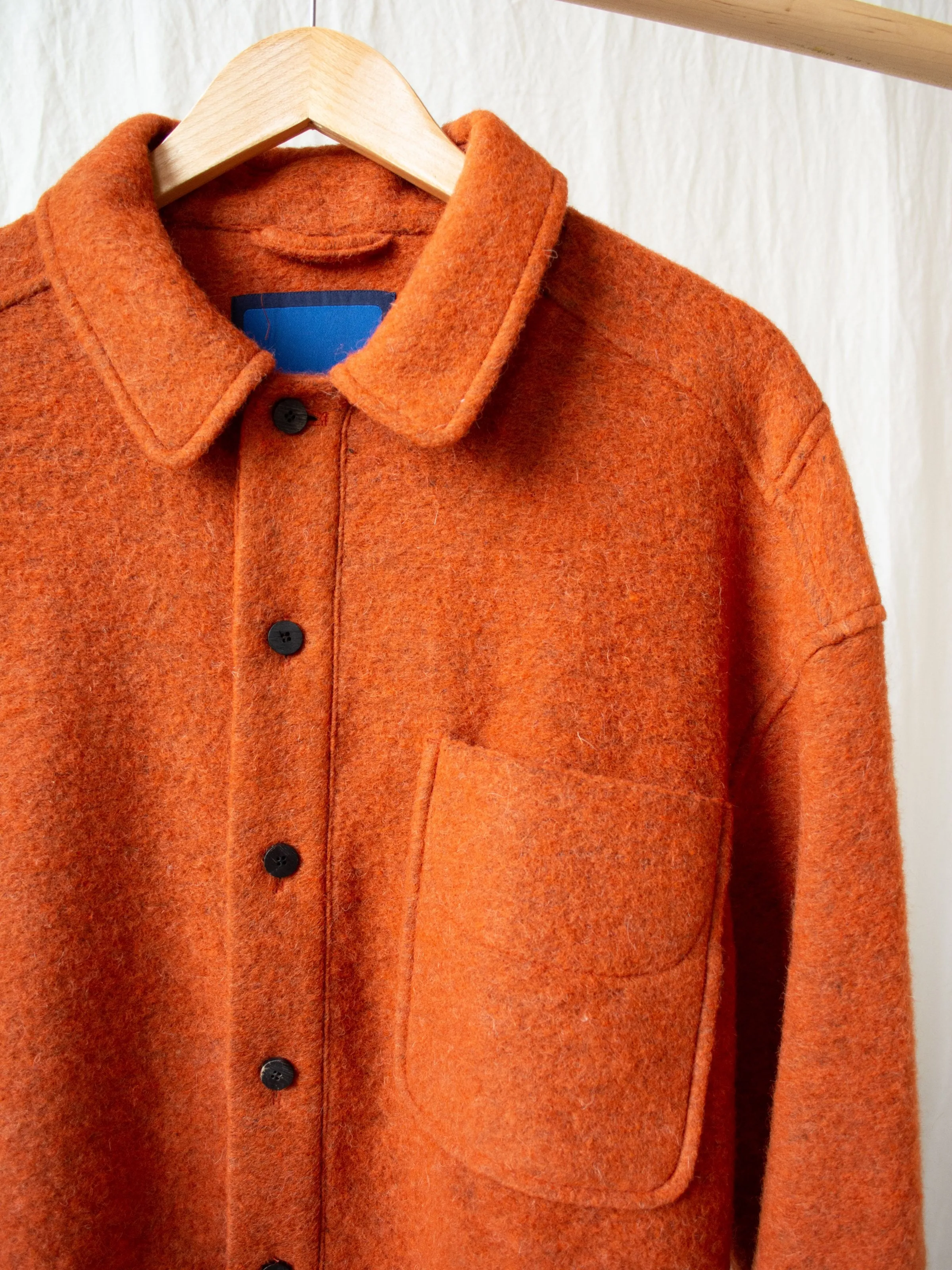 Sliba Wool Shirt - Orange