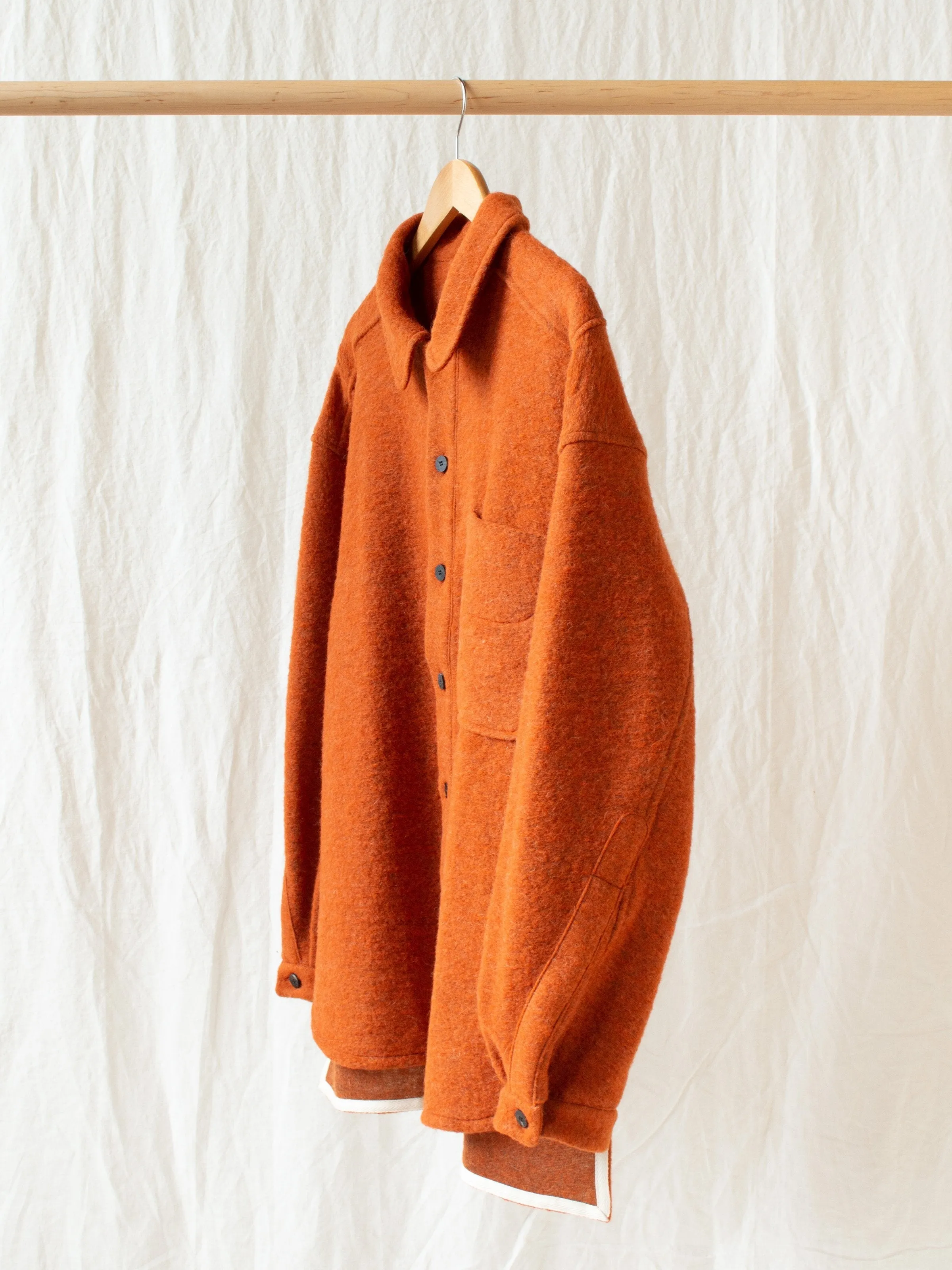 Sliba Wool Shirt - Orange