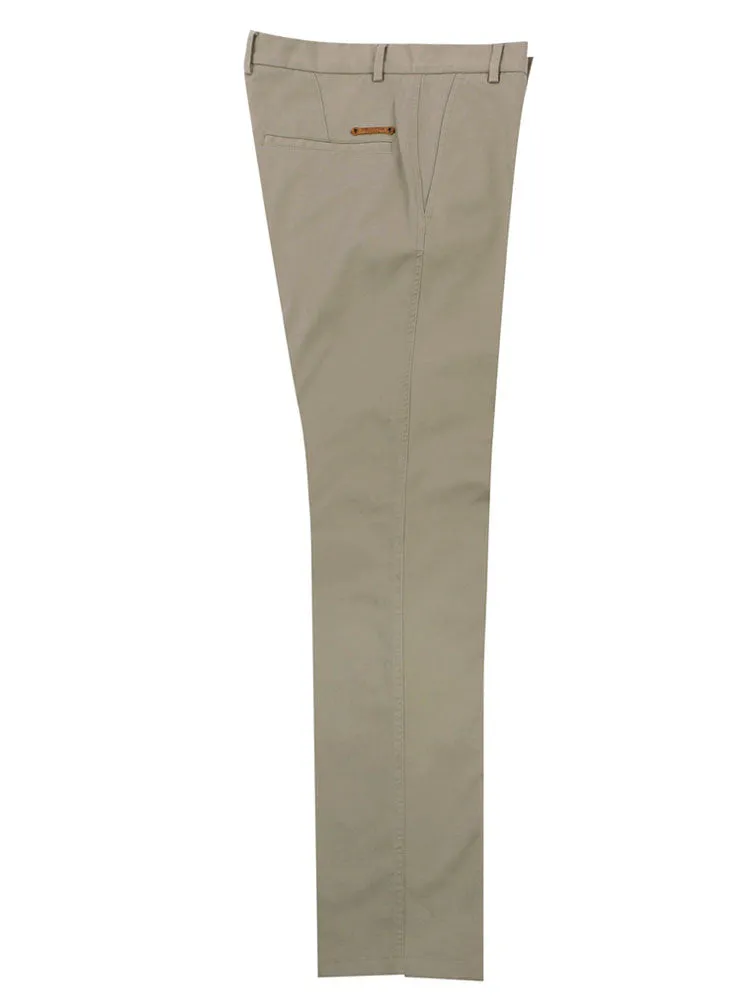 Slim Fit Chino Trousers – Light Grey