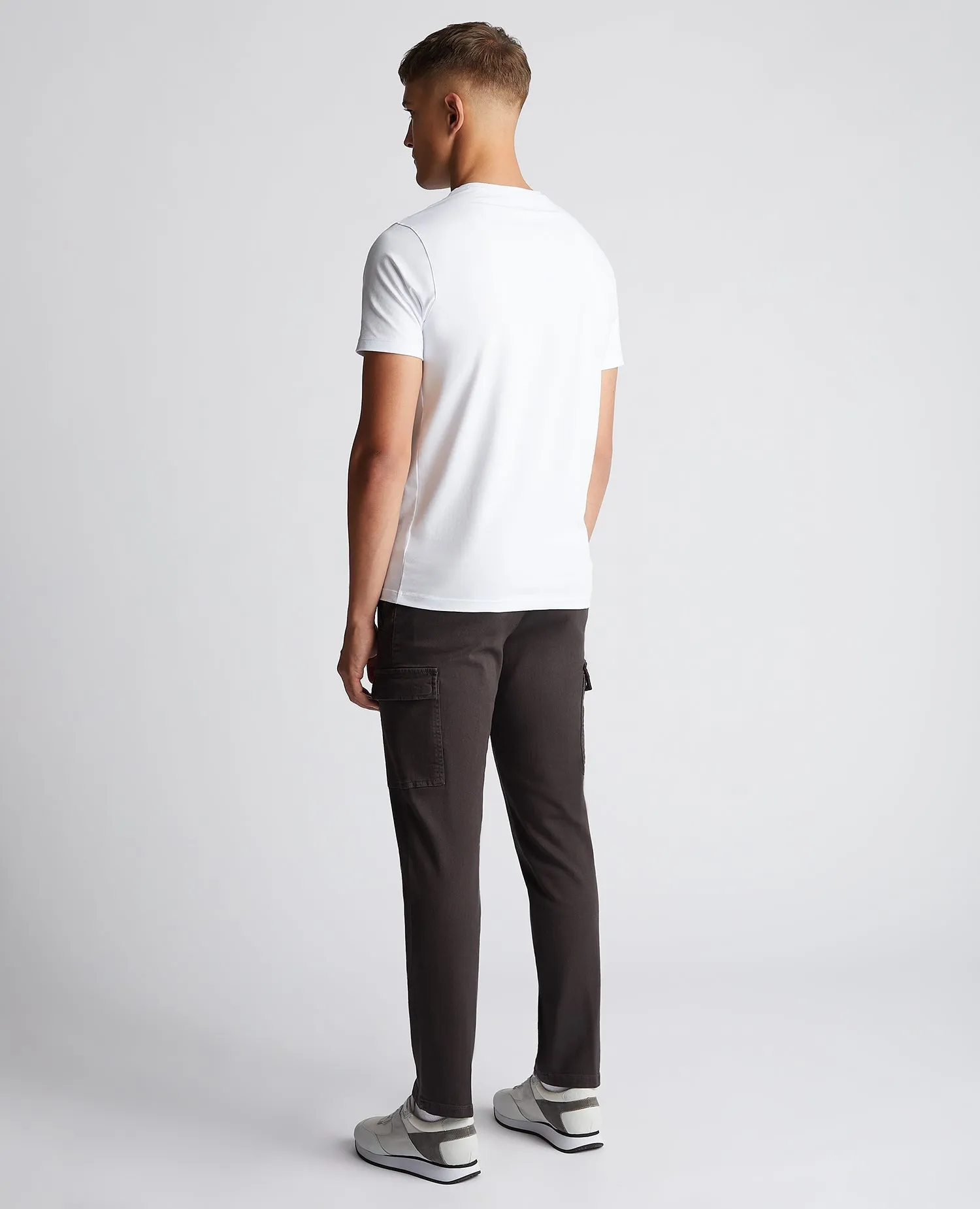 Slim Leg Stretch Cargo Trousers