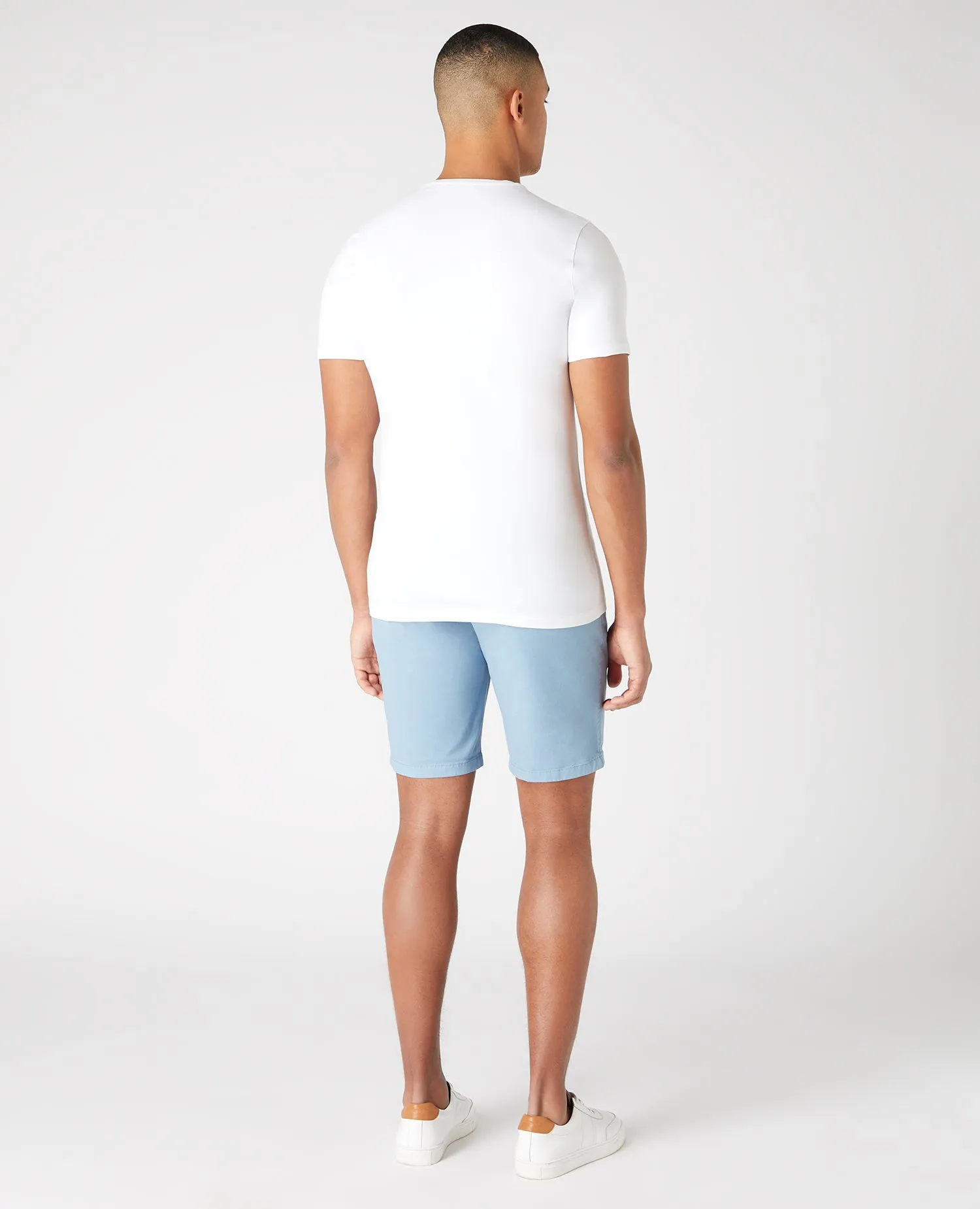 Slim Leg Tencel Stretch Chino Short