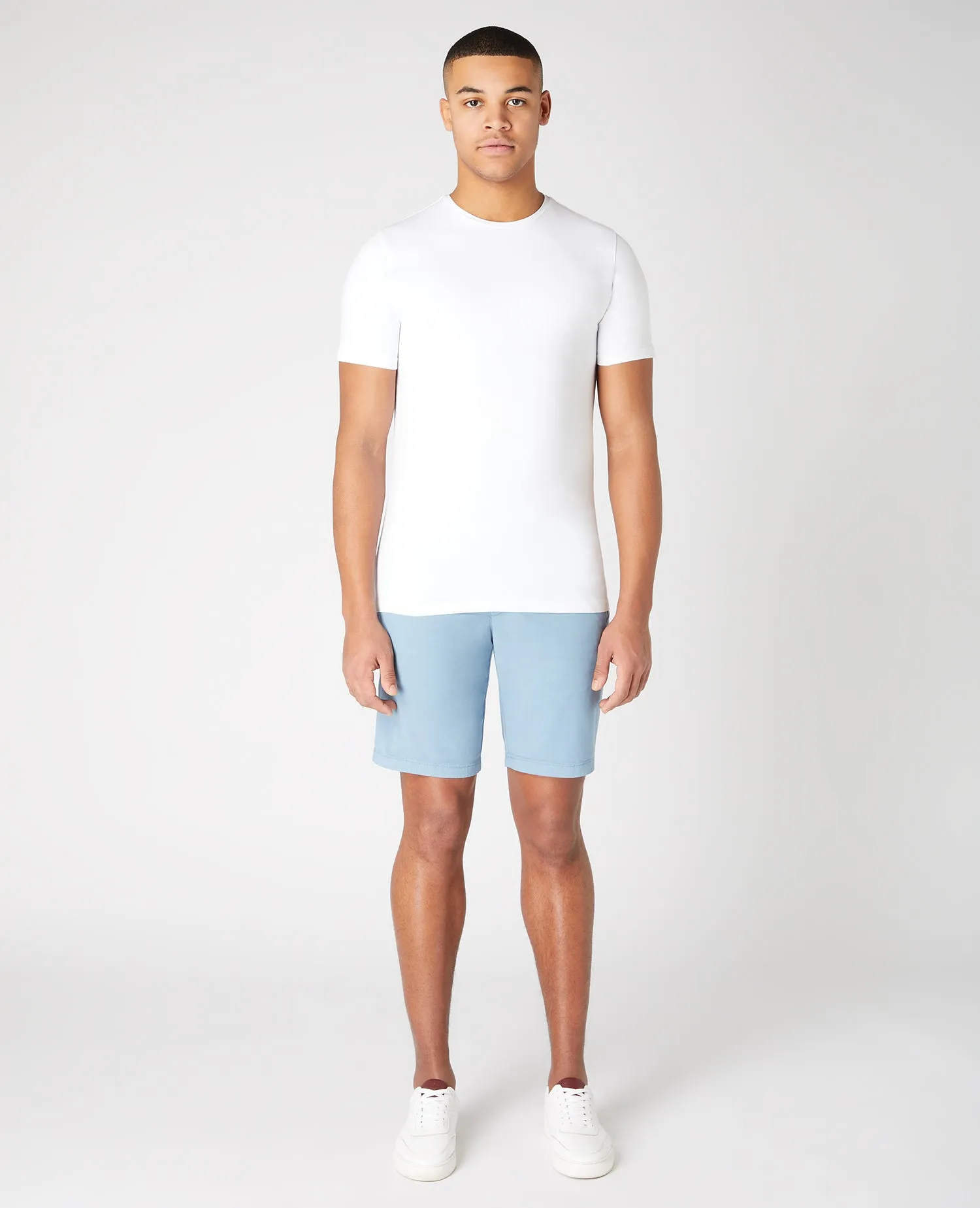 Slim Leg Tencel Stretch Chino Short