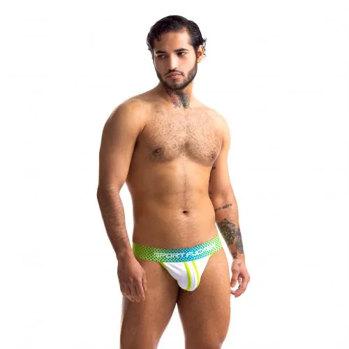 Sport Fucker Jersey Jock - XX-Large (Green/White)