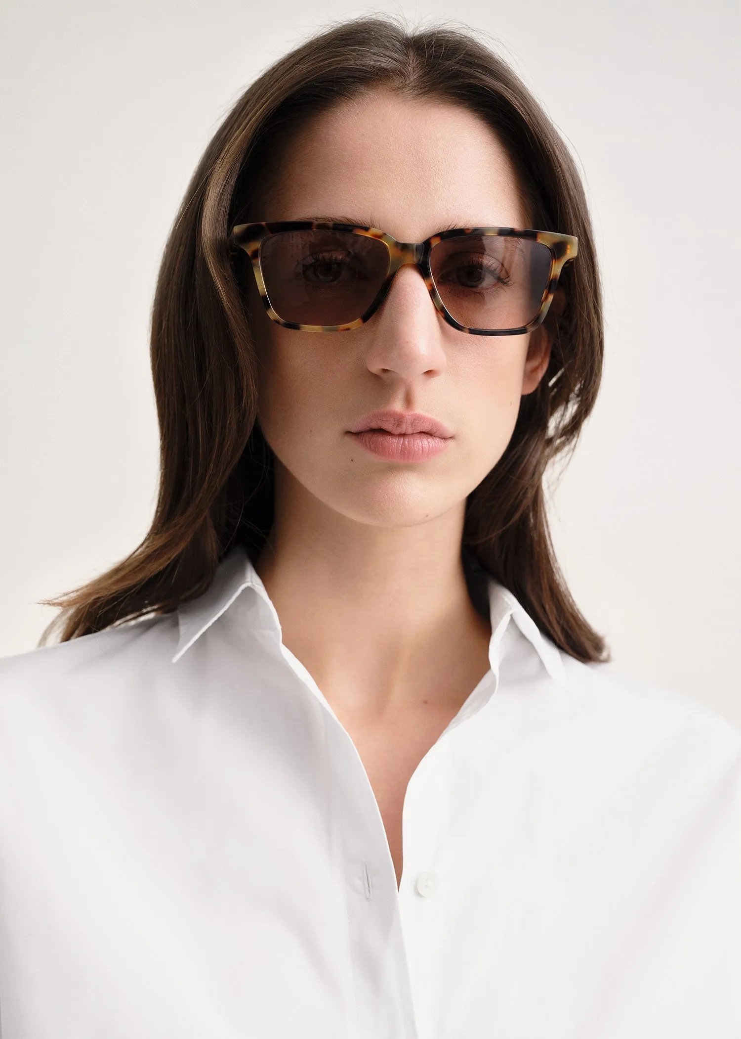 Square sunglasses tortoise