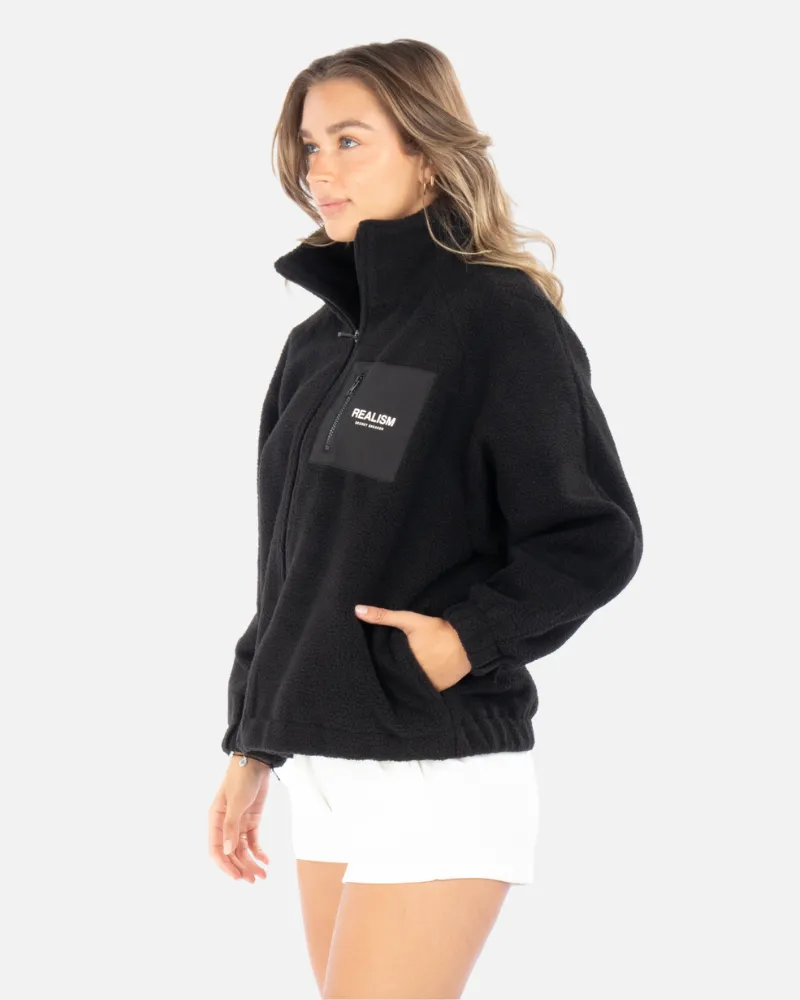 SSS REALISM STRIDE SHERPA JACKET BLACK