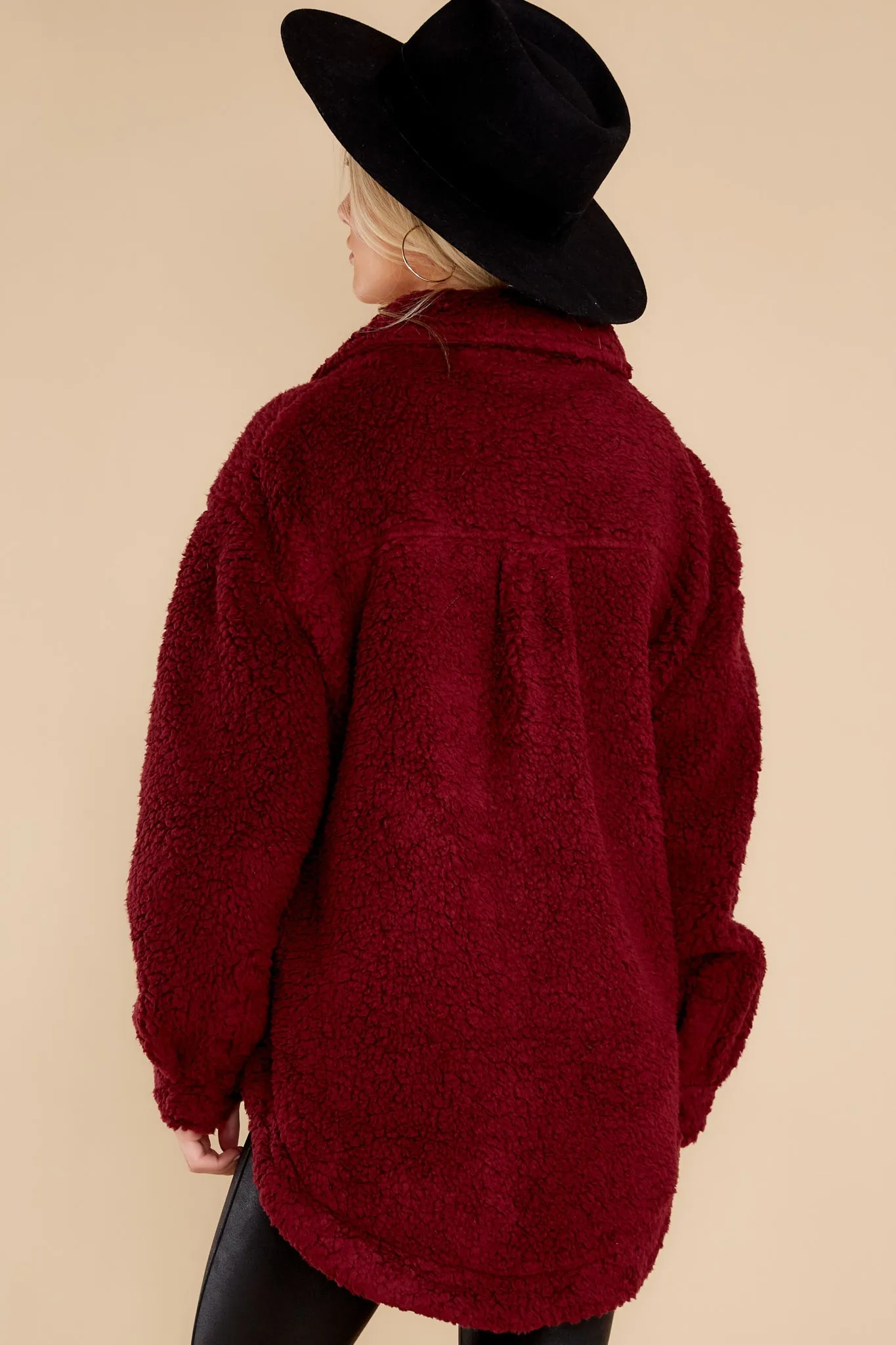 Sweet Promises Wine Sherpa Jacket