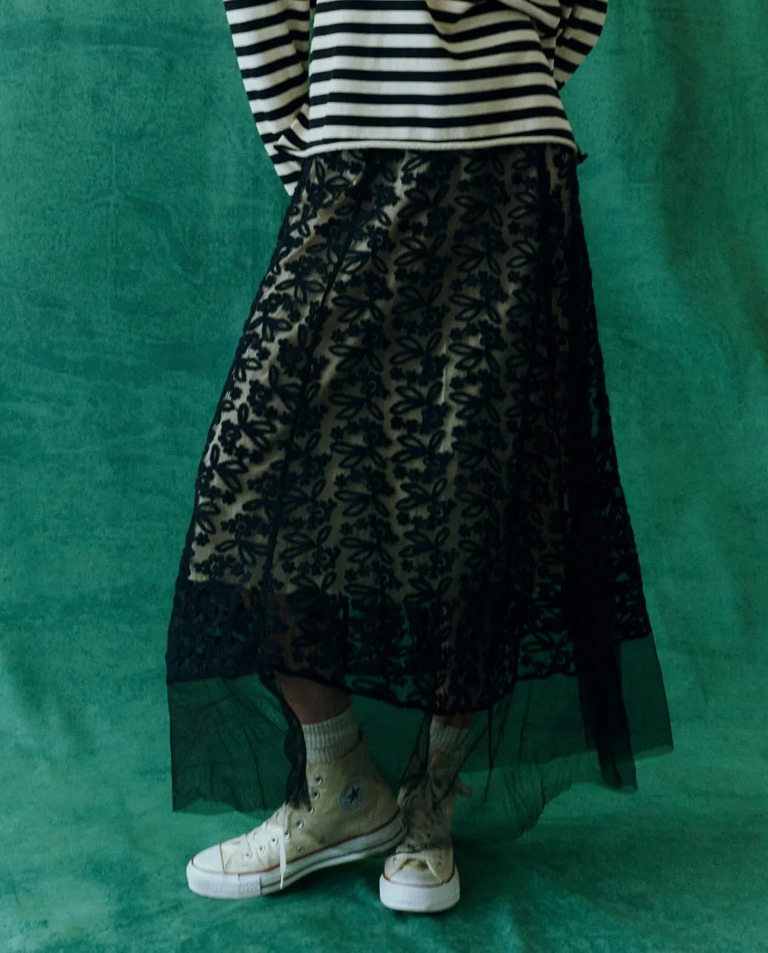 The Great - Era Skirt in Black