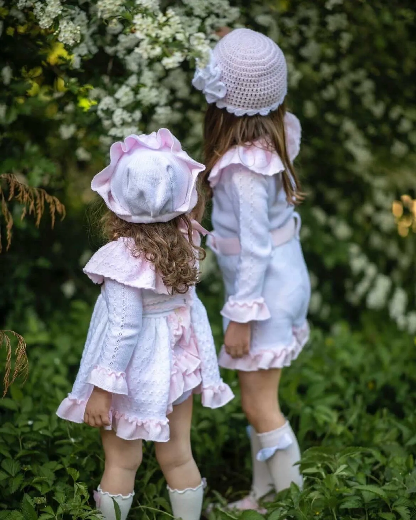 The Rosa Dress in White and Pink