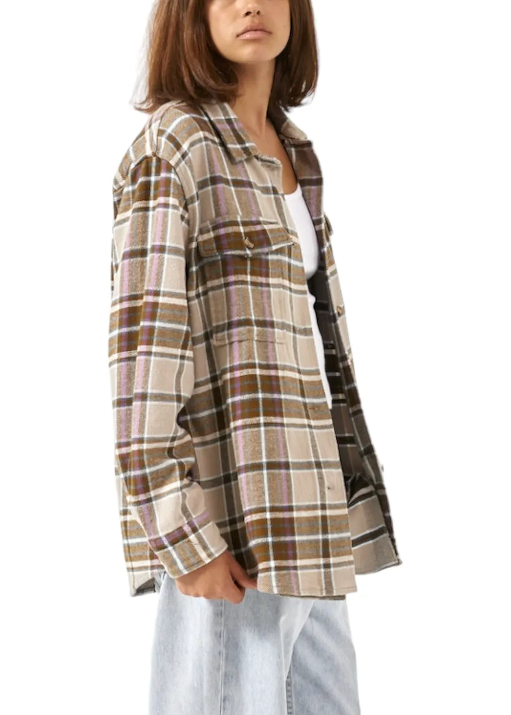 THRILLS - Coat of Thrills Overshirt - Sandstone