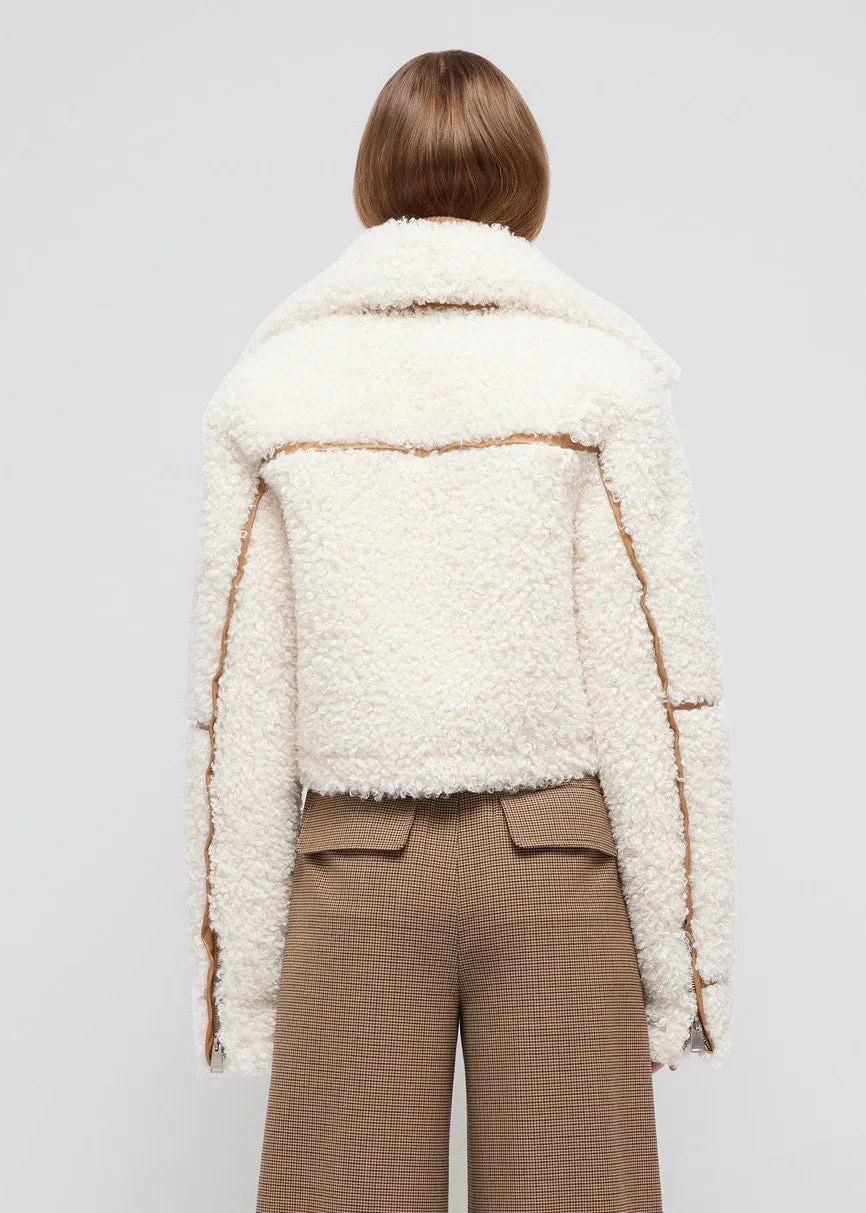 Triana Sherpa Jacket (Cream)