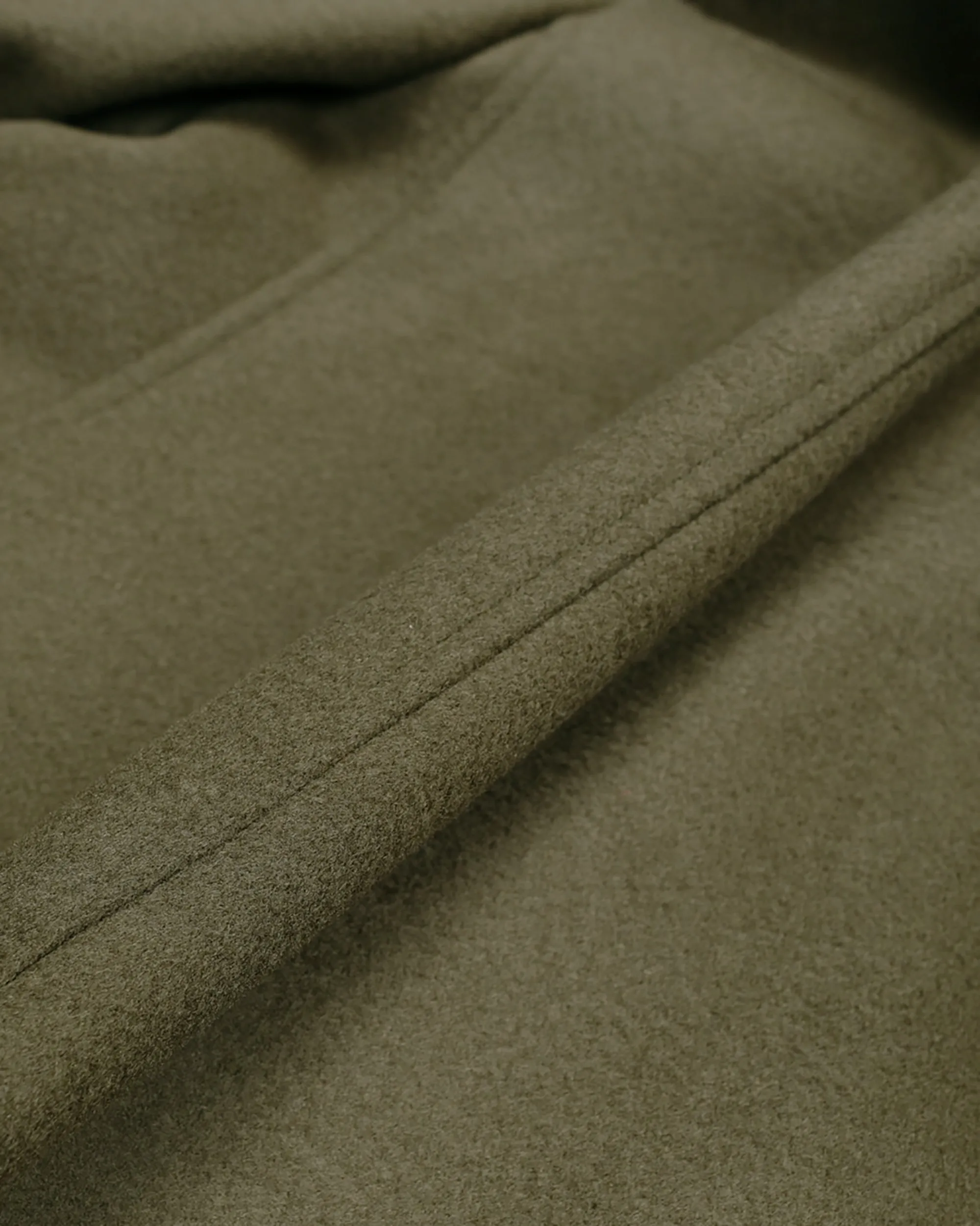 ts(s) Patch & Flap Pocket Shirt Collar Jacket Beaver Finished Super 100's Wool Double Cloth Olive