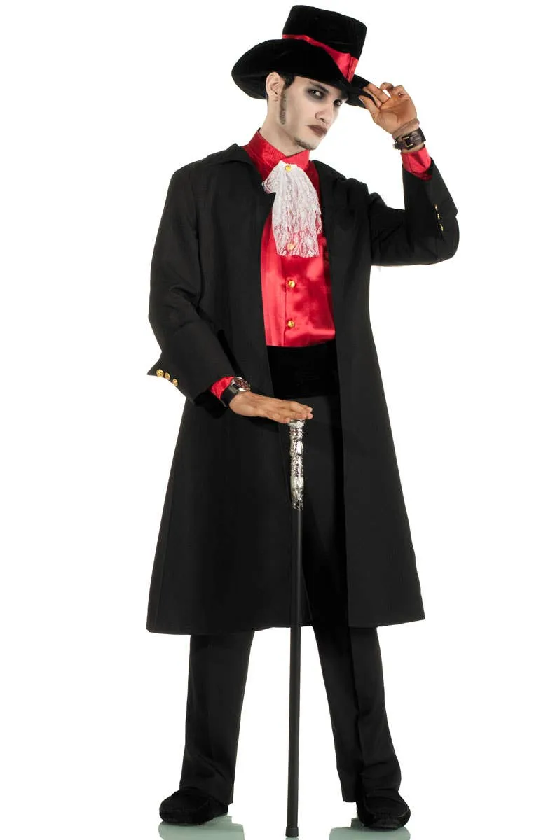 Victorian Vamp Plus Size Mens Halloween Costume