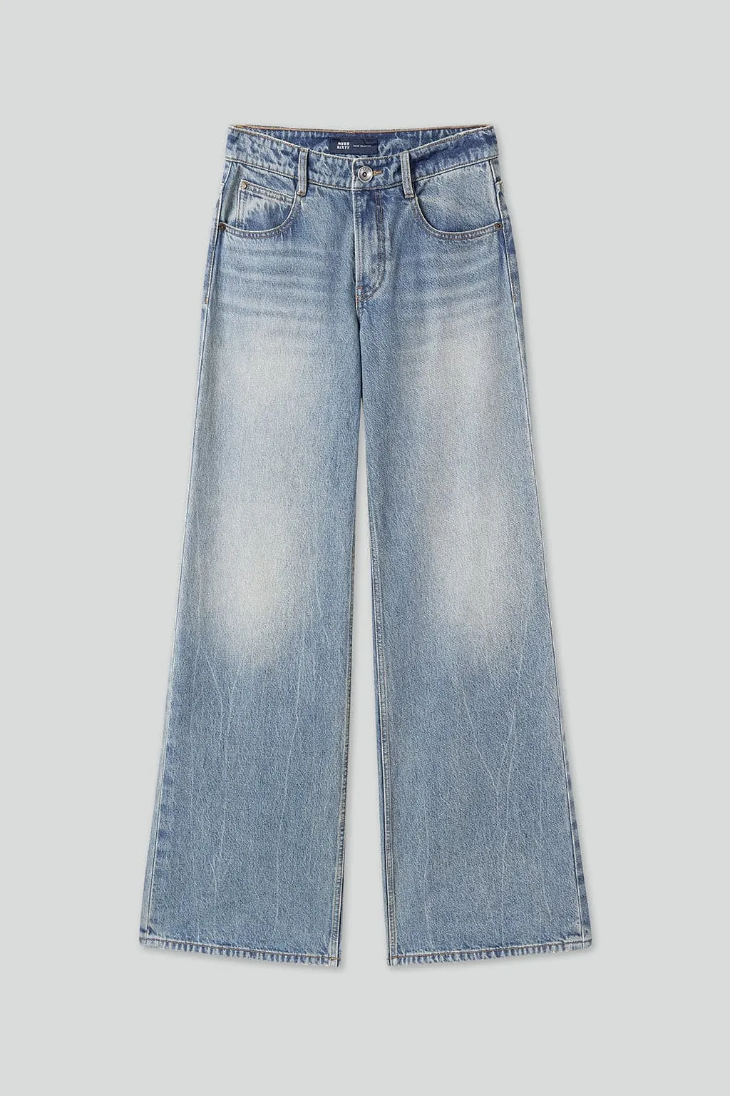 Vintage Blue Low-Rise Jeans