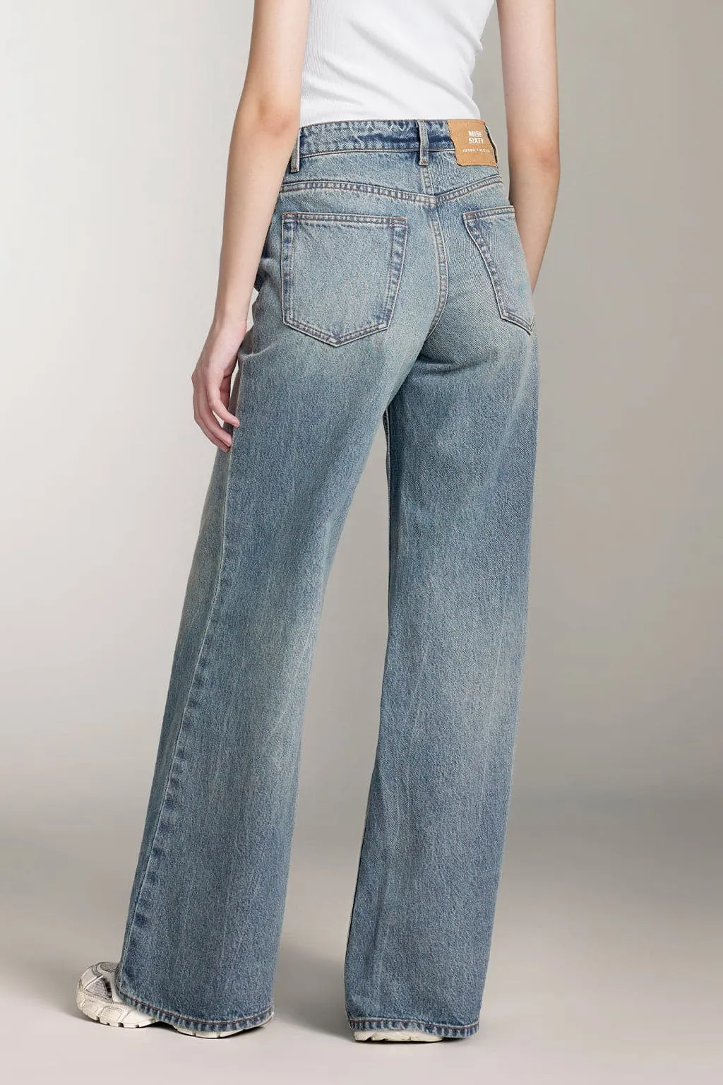 Vintage Blue Low-Rise Jeans