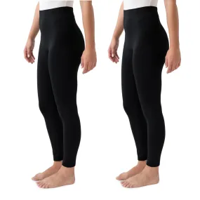 Women's 2-Pair Fleece Lined Leggings