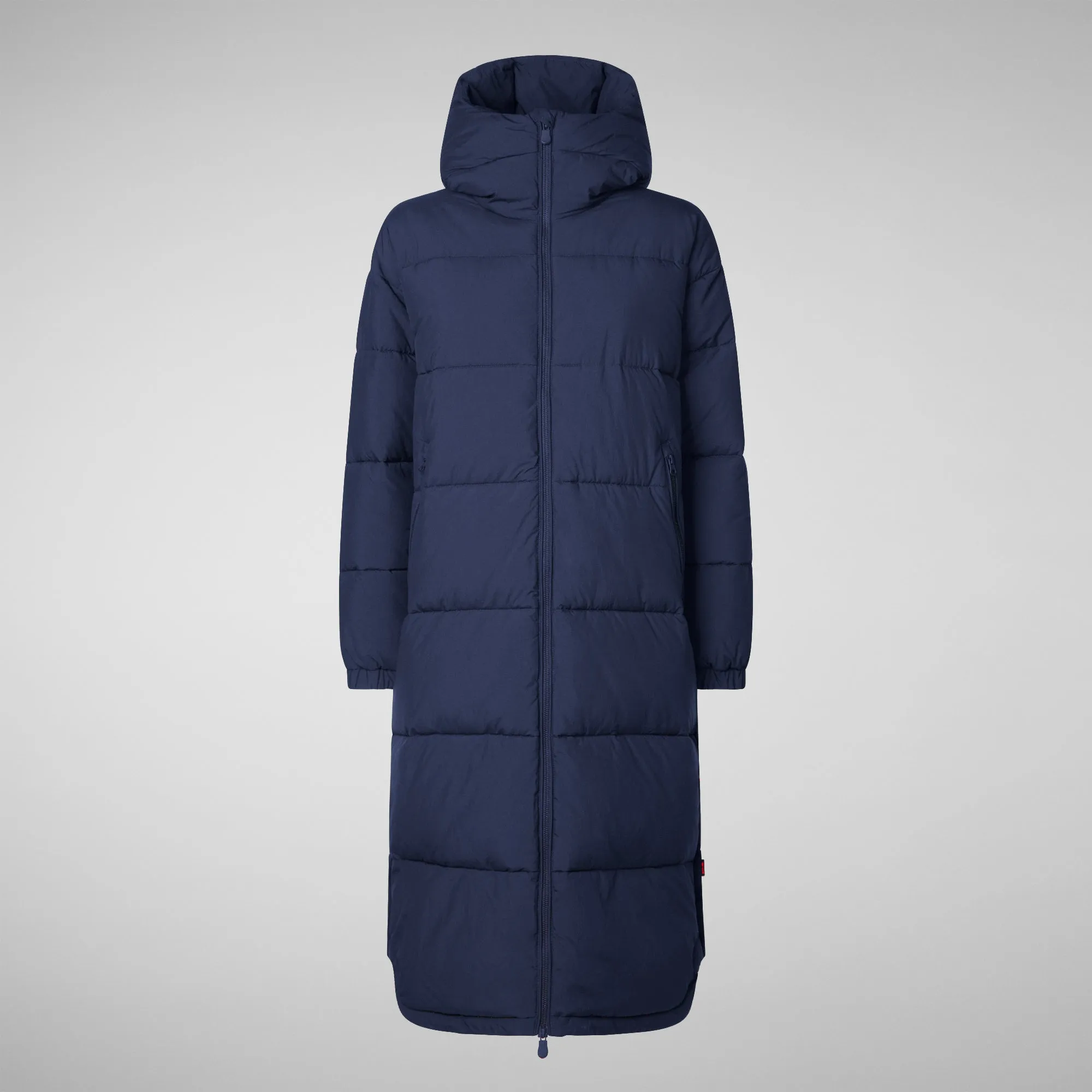 WoMen's animal free Puffer jacket Halesia in navy blue