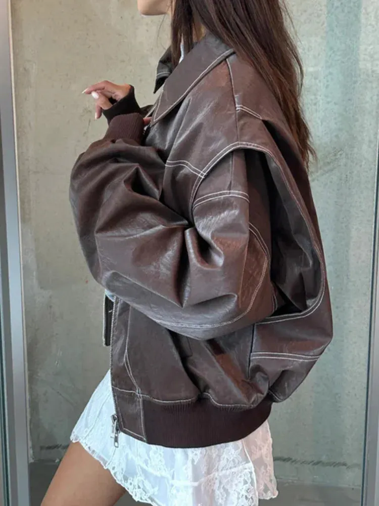 Women's Chic Autumn Leather Jacket