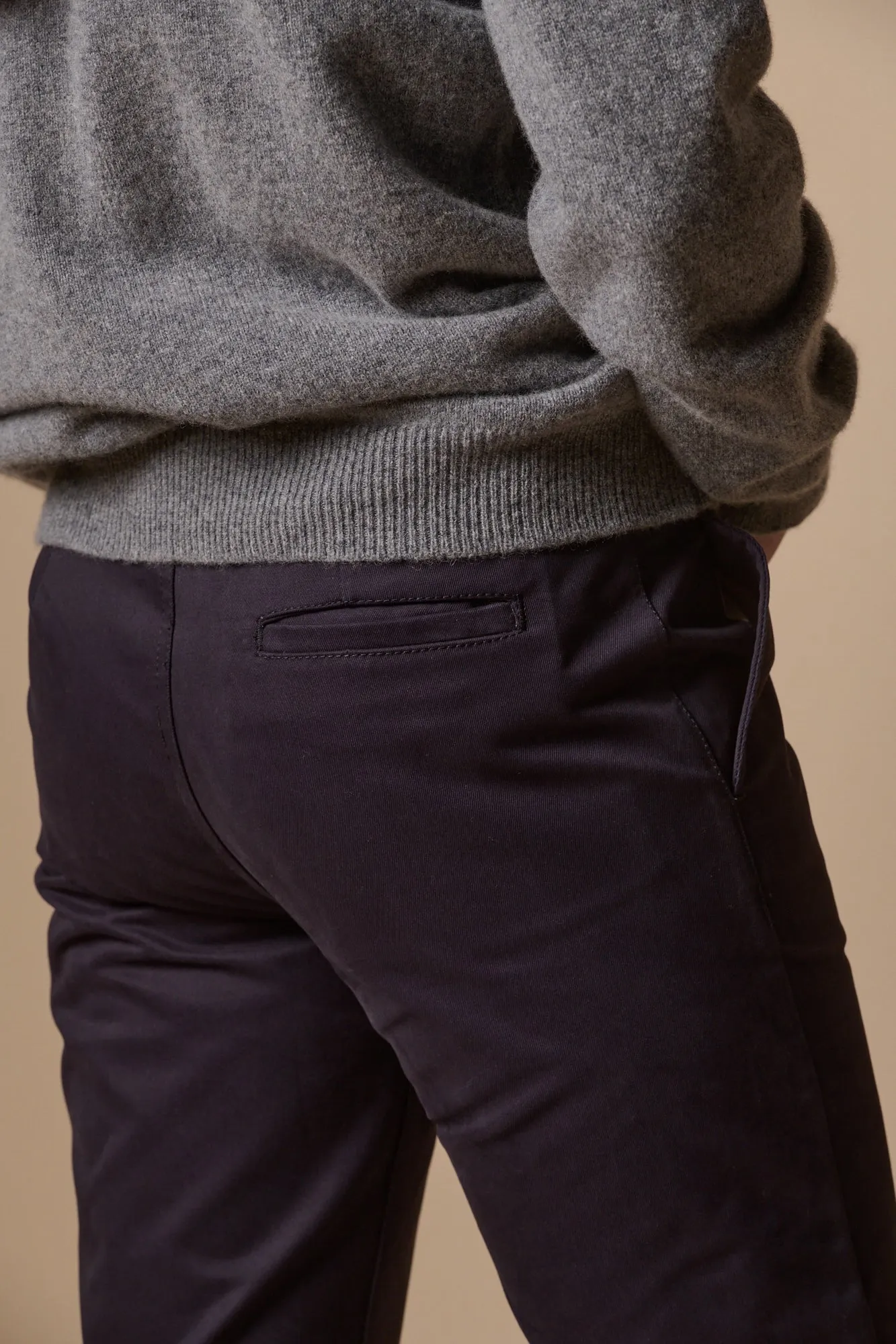 Women's Heavyweight Slim Chino - Navy