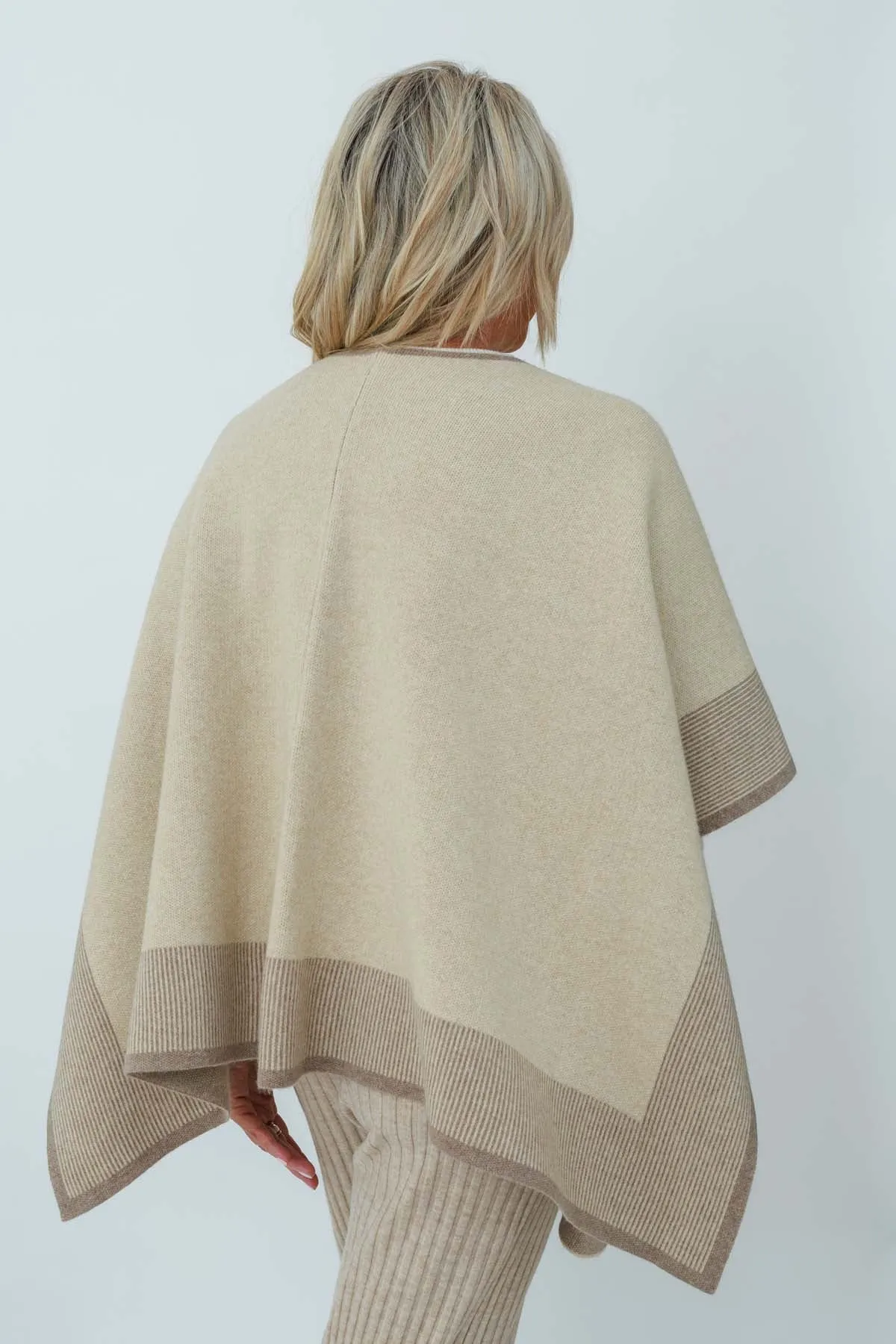 Women's Merino Alpaca Poncho