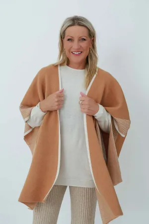 Women's Merino Alpaca Poncho