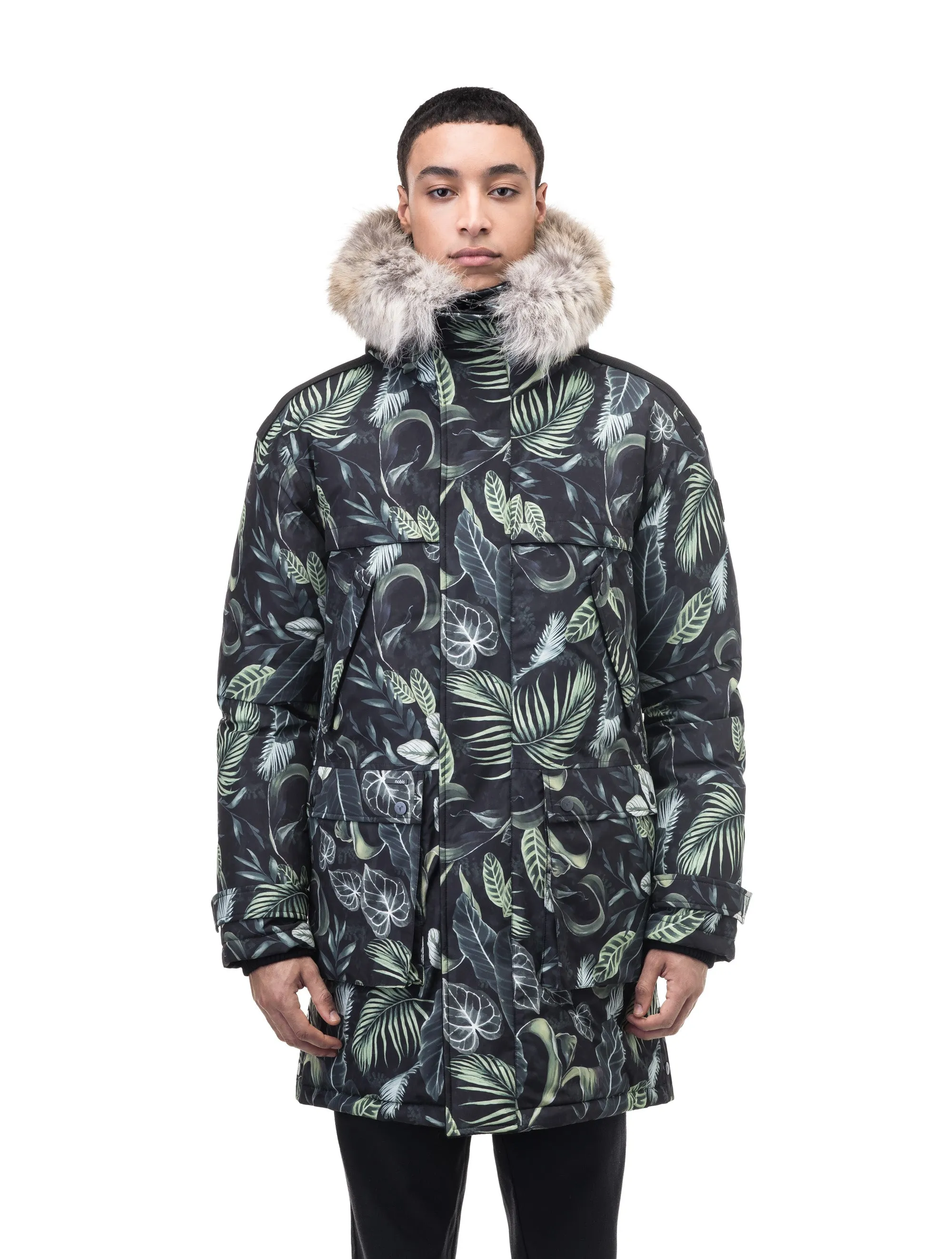 Yatesy Men's Long Parka